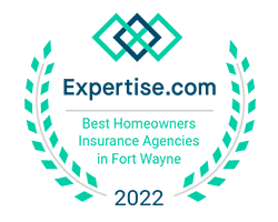 Expertise.com award for Top Homeowners Insurance Agency in Fort Wayne